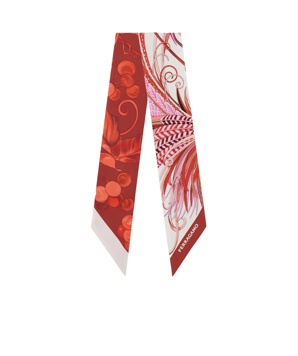 Printed Mini Silk Scarf