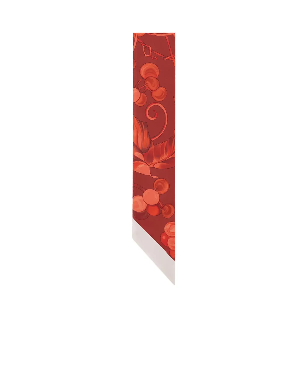 Printed Mini Silk Scarf