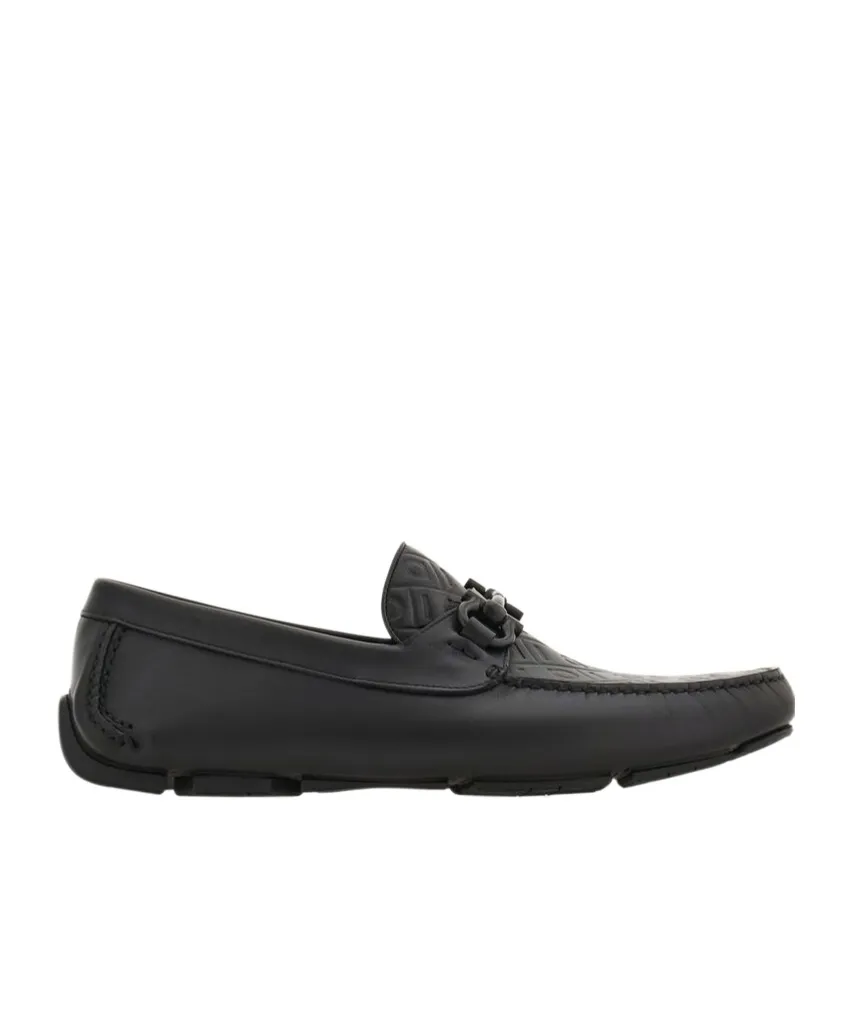 Gancini Leather Driving Shoes