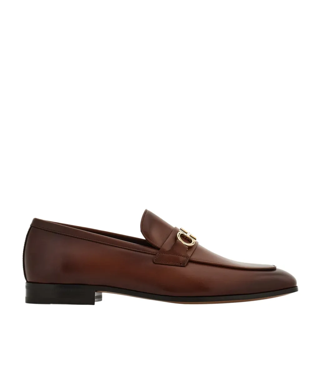 Gancini Ornament Moccasin Loafers