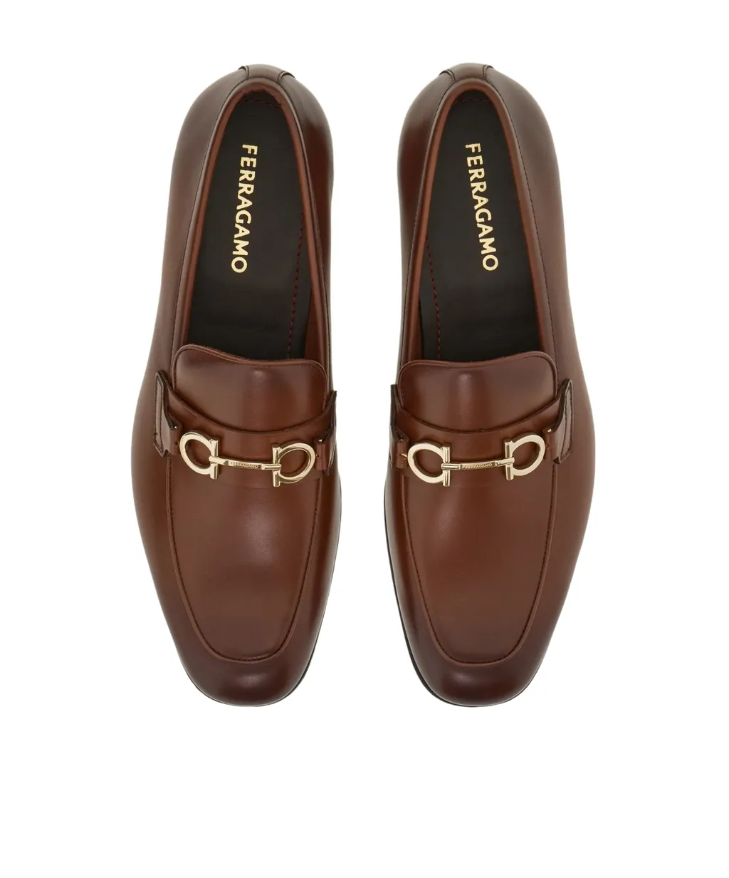Gancini Ornament Moccasin Loafers