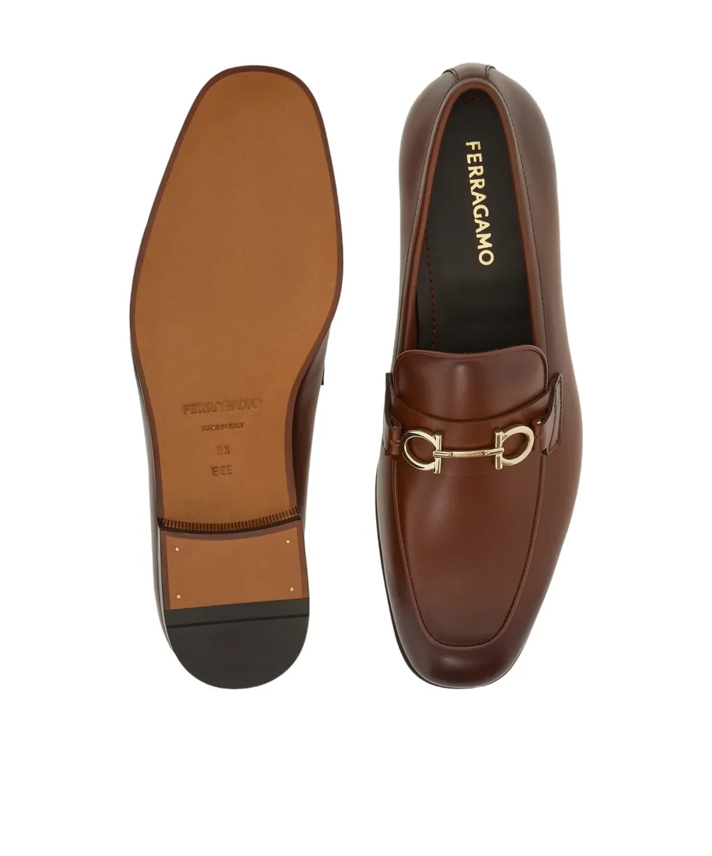 Gancini Ornament Moccasin Loafers