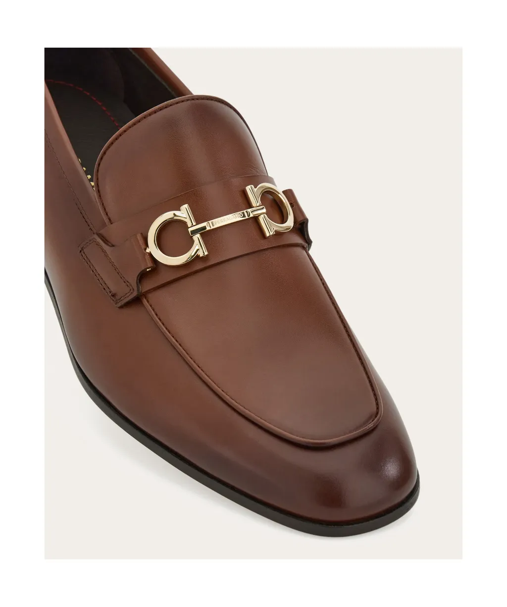 Gancini Ornament Moccasin Loafers