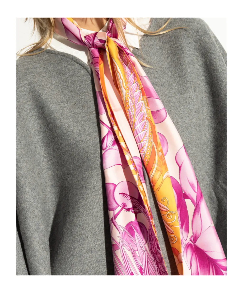 Pattern Silk Scarf