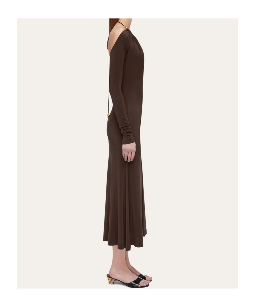 Long Crepe Dress