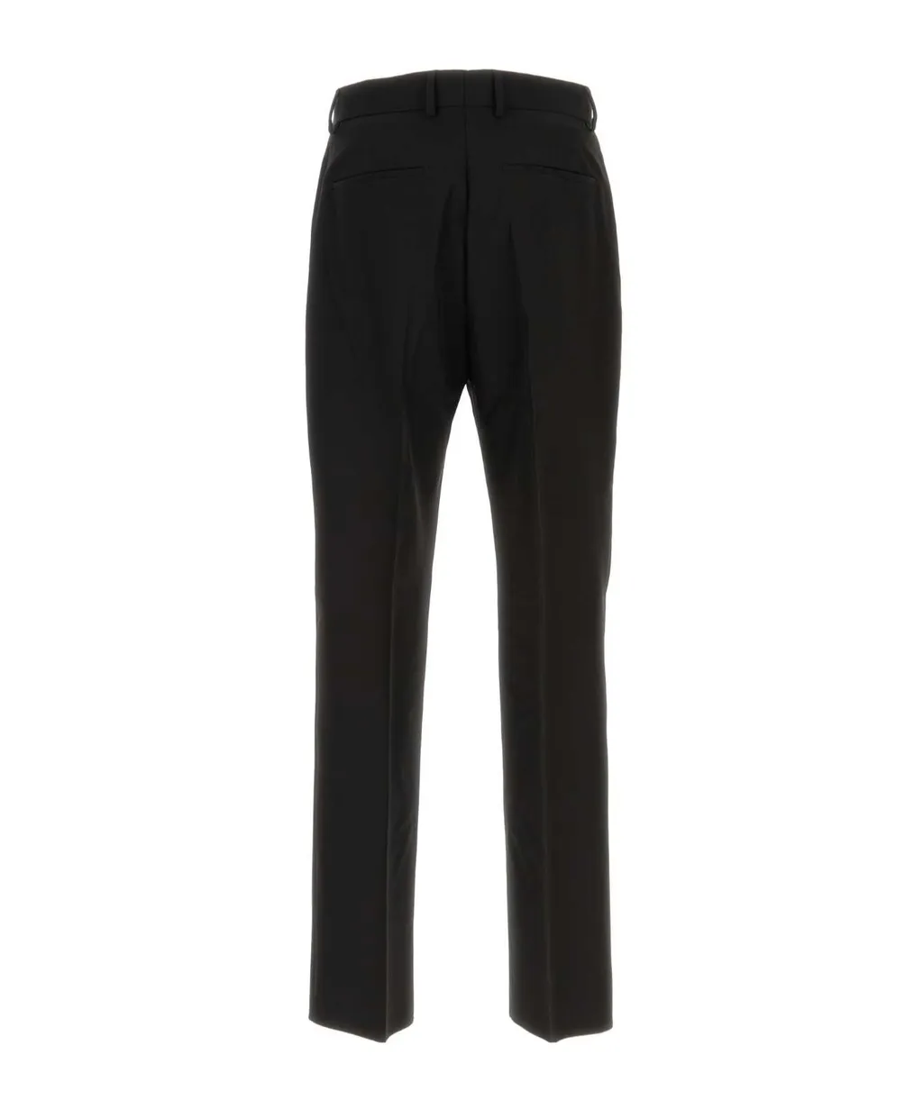 Pleat Detailed Straight Leg Pants