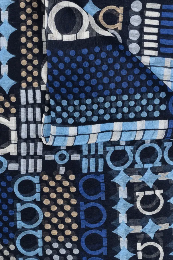 Pattern Silk Scarf