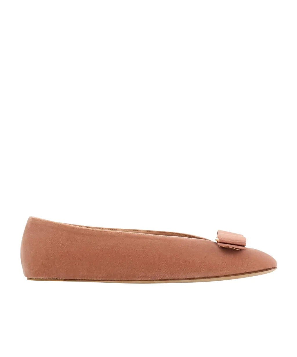 Bow Detailed Slip-On Ballerina Shoes