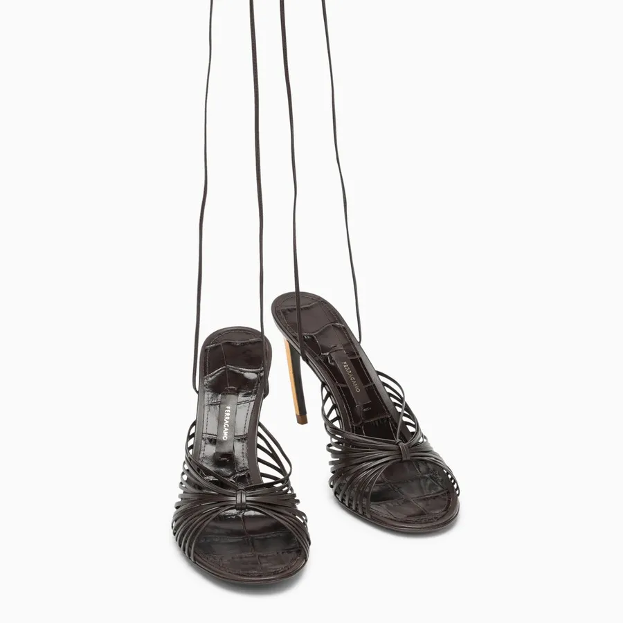 Strap-Up High-Heeled Sandals