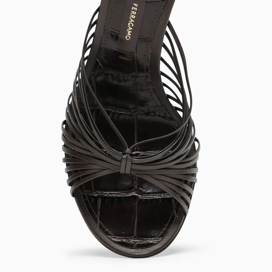 Strap-Up High-Heeled Sandals