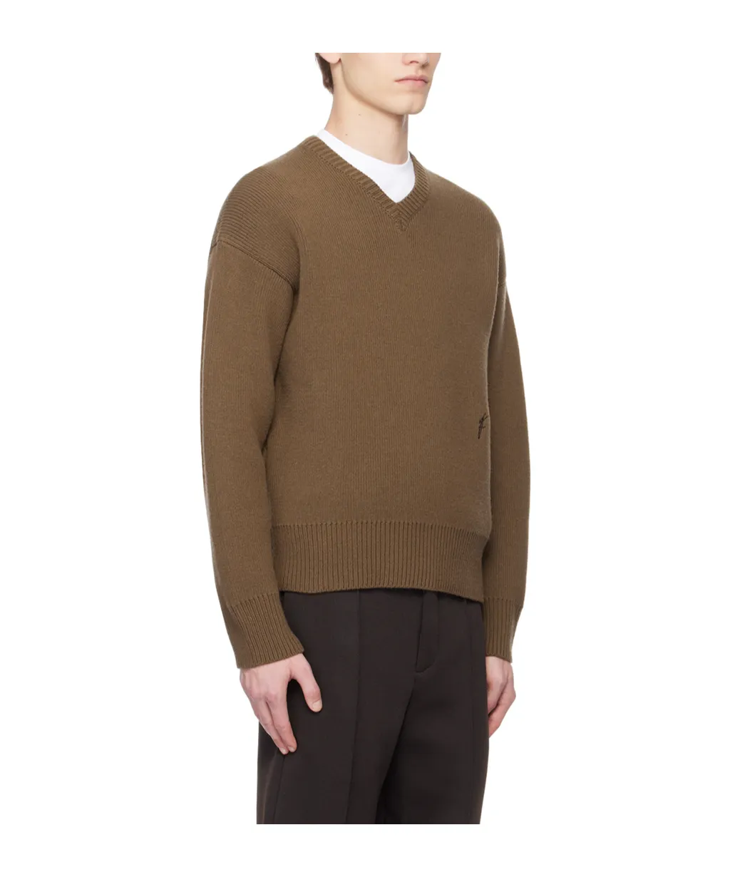 Rib V-Neck Sweater