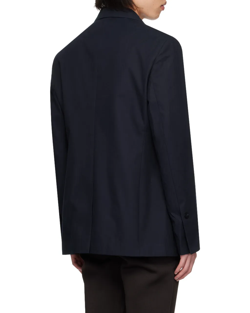 Single-Breasted Wide-Lapel Blazer