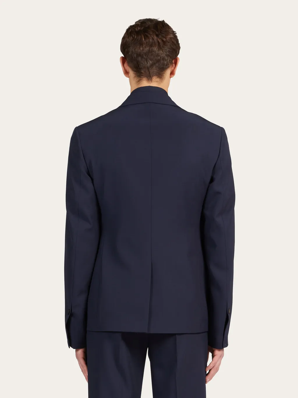 Single-Breasted Wide-Lapel Blazer