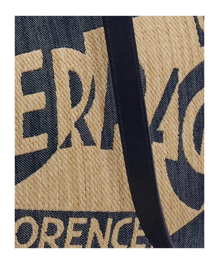 Logo Detailed Large Tote Bag