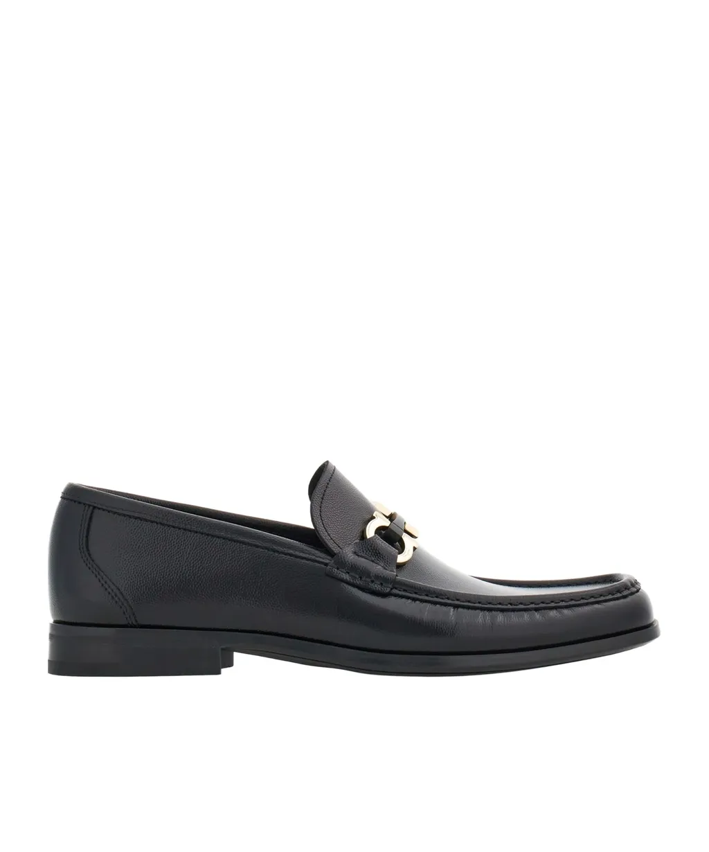 Gancini Button-Up Business Casual Shoes