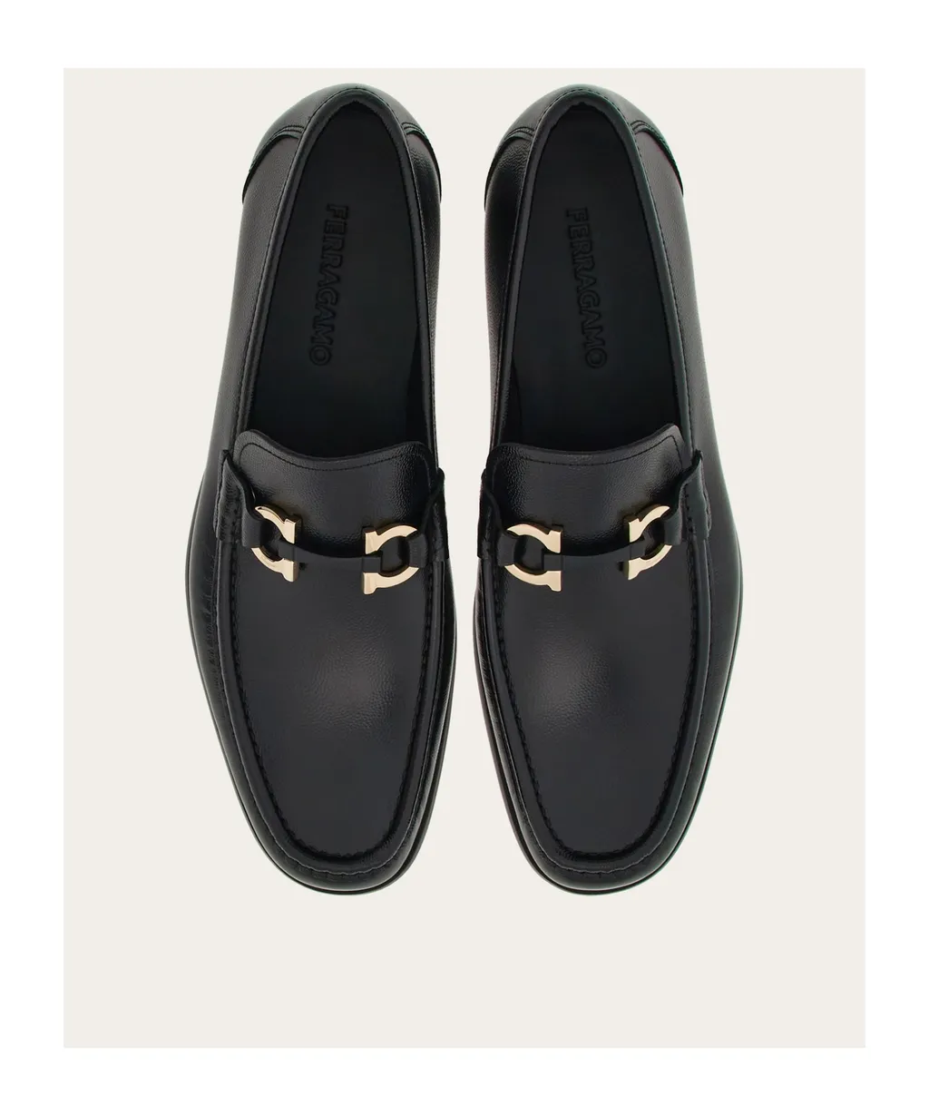 Gancini Button-Up Business Casual Shoes