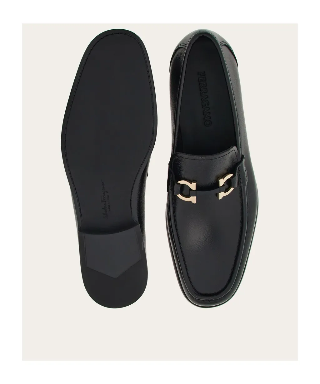 Gancini Button-Up Business Casual Shoes