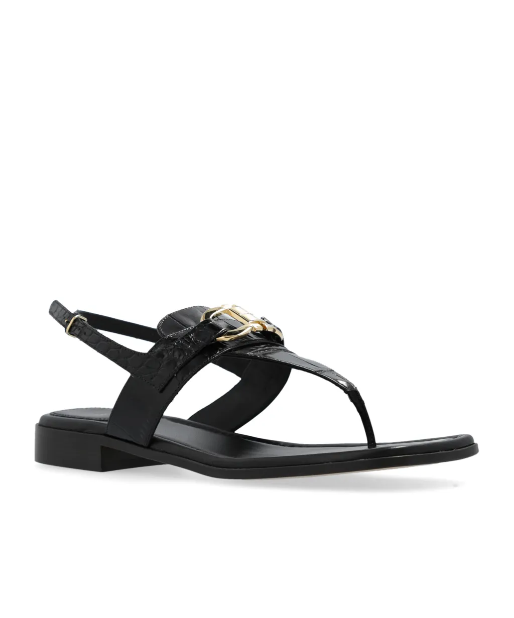 Lula Embossed Gancini Sandals
