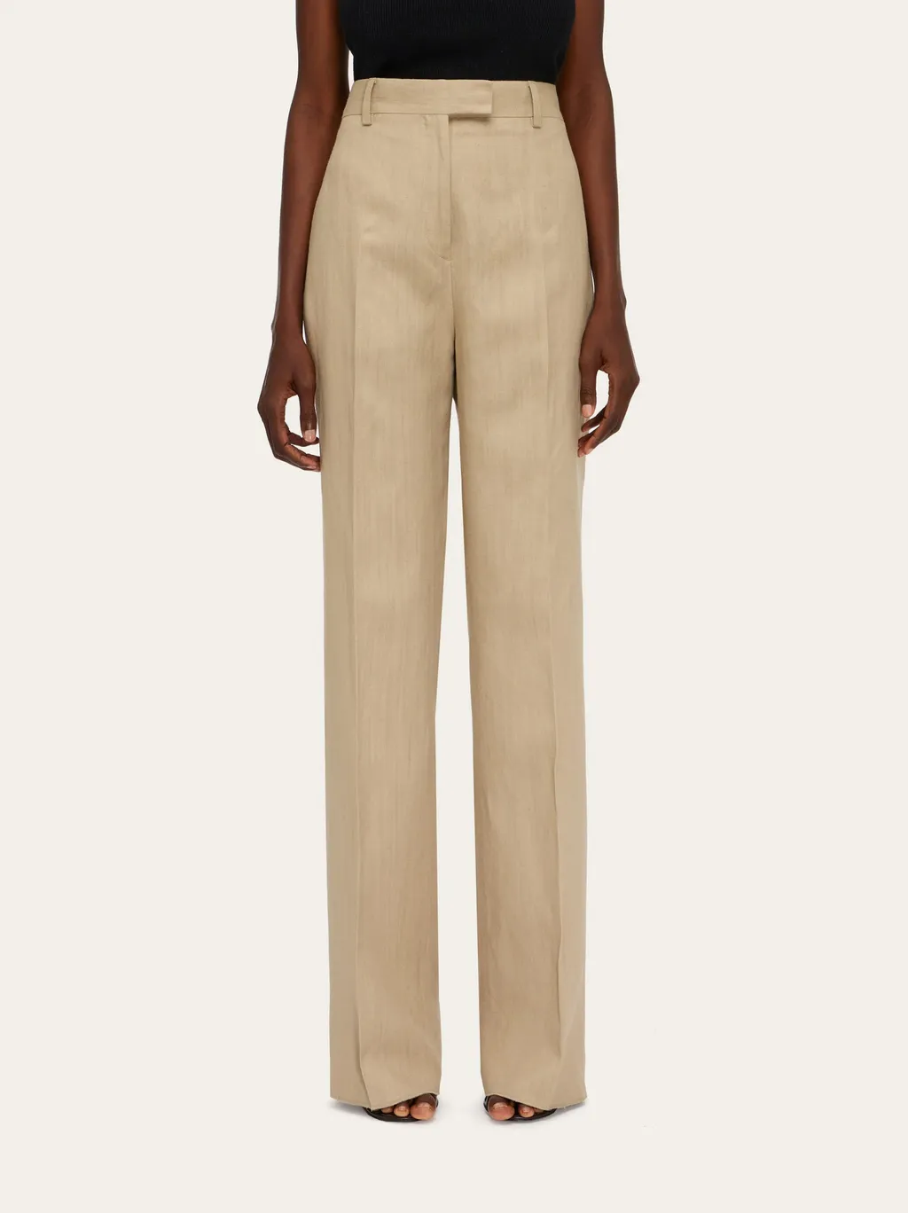 Straight-Leg Tailored Trousers