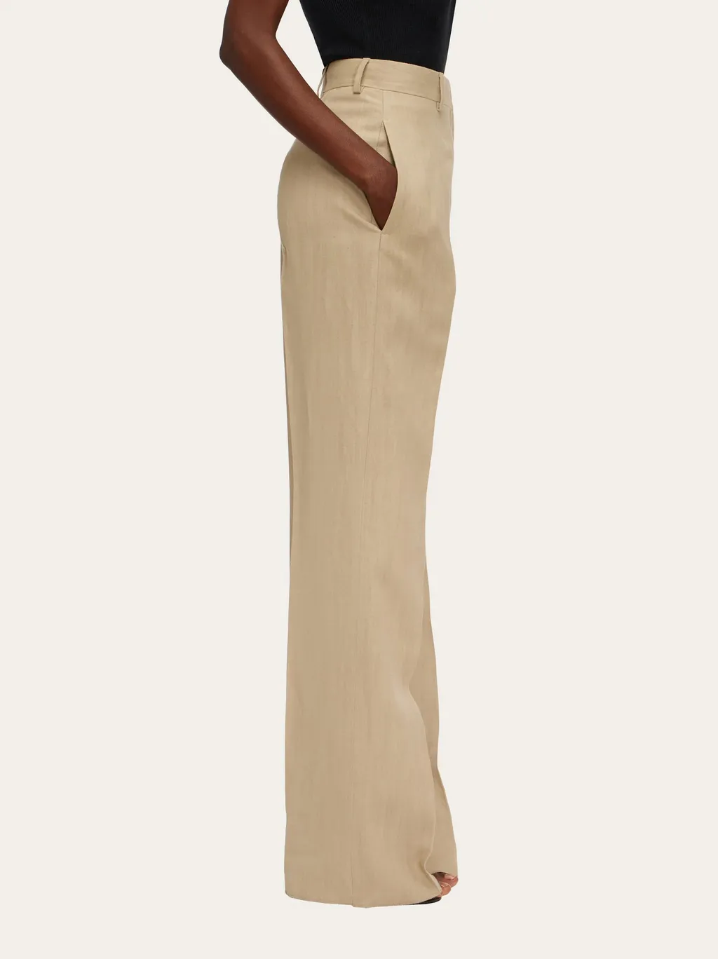Straight-Leg Tailored Trousers