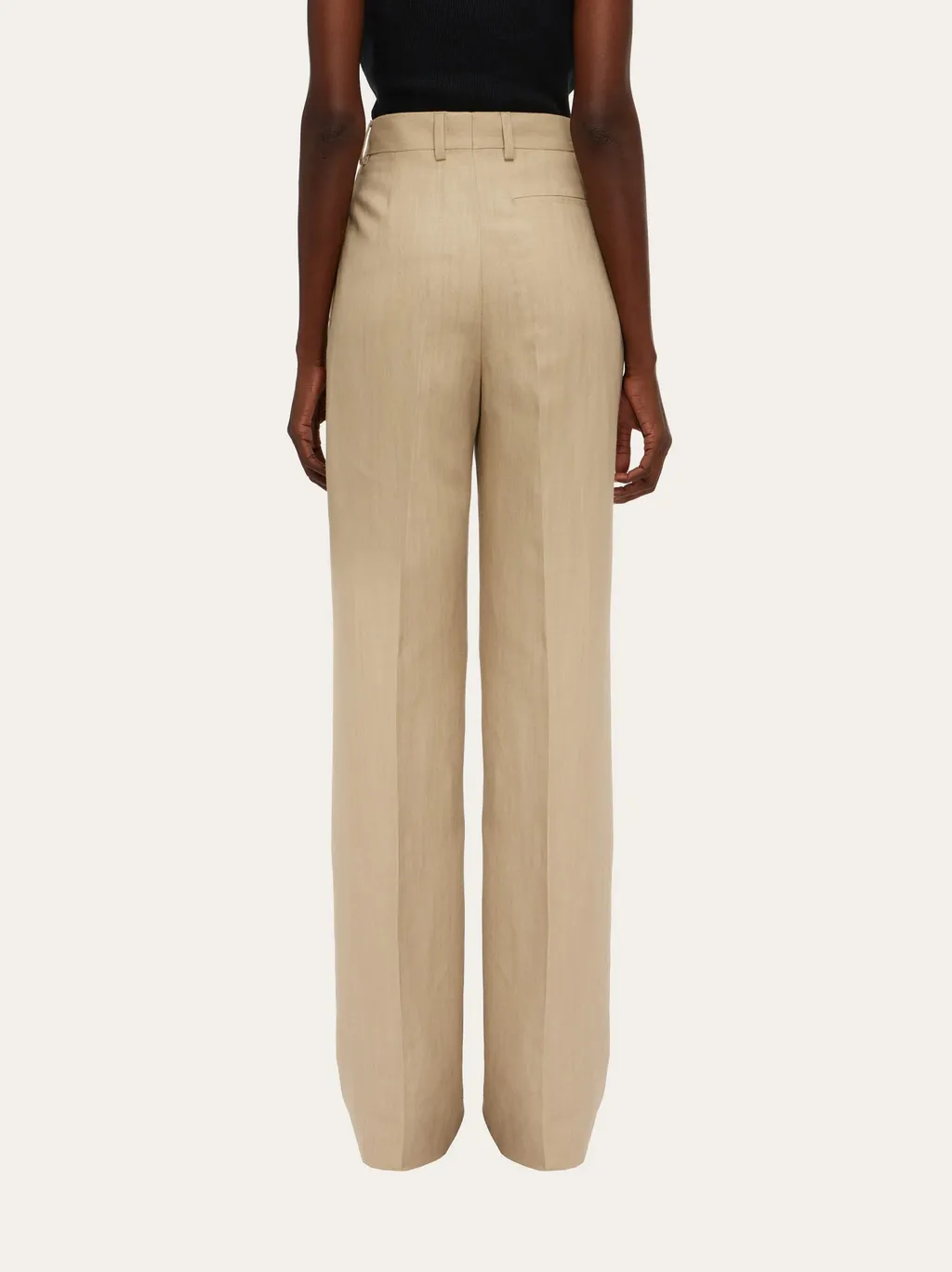 Straight-Leg Tailored Trousers