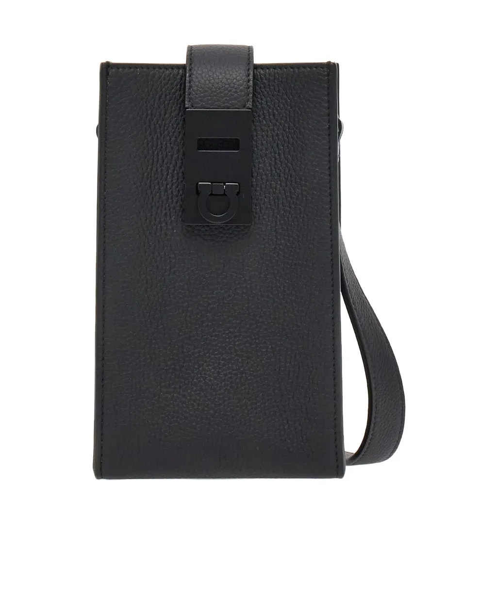 Gancini Flip-Lock Fastened Crossbody Bag