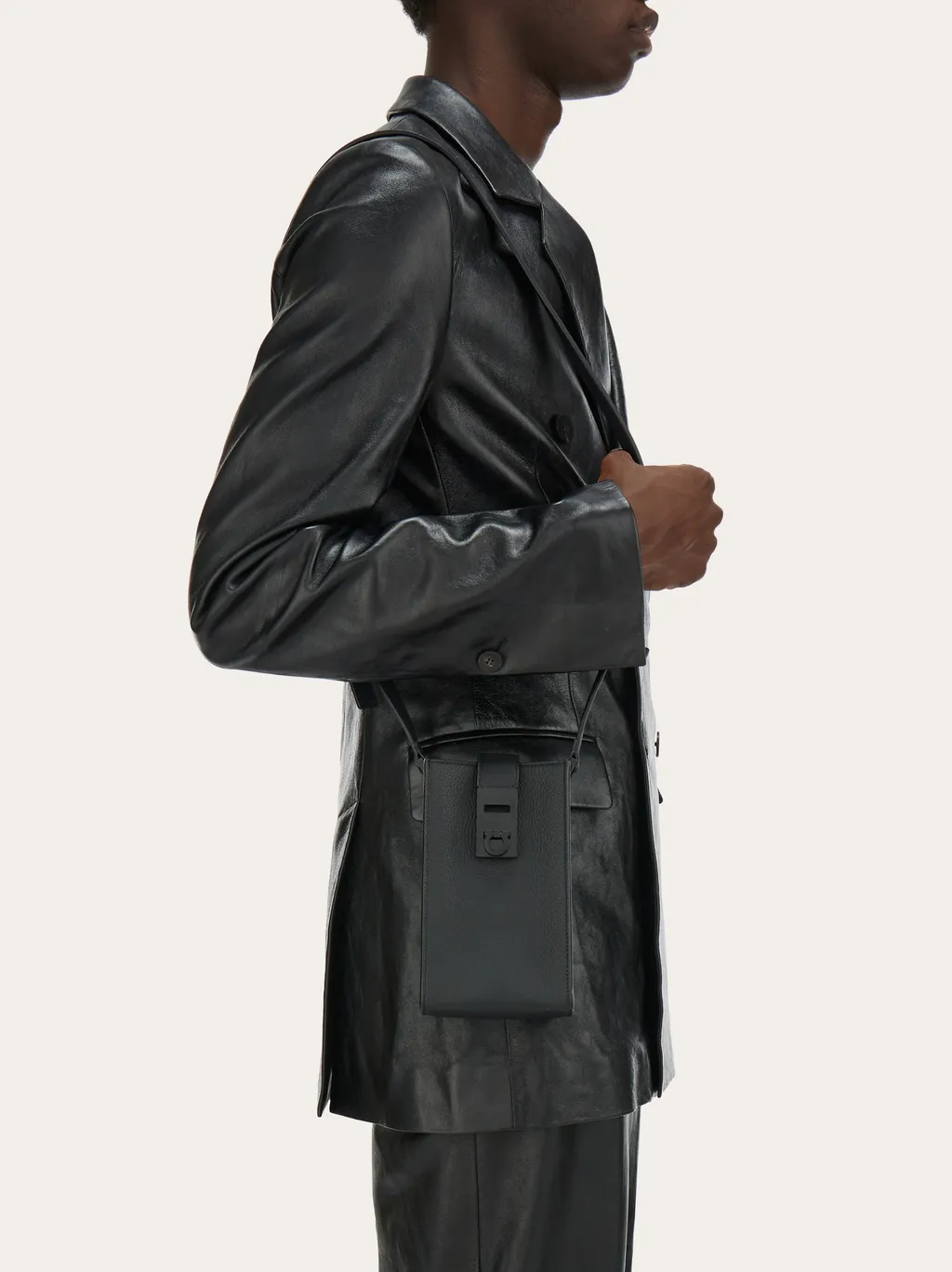 Gancini Flip-Lock Fastened Crossbody Bag