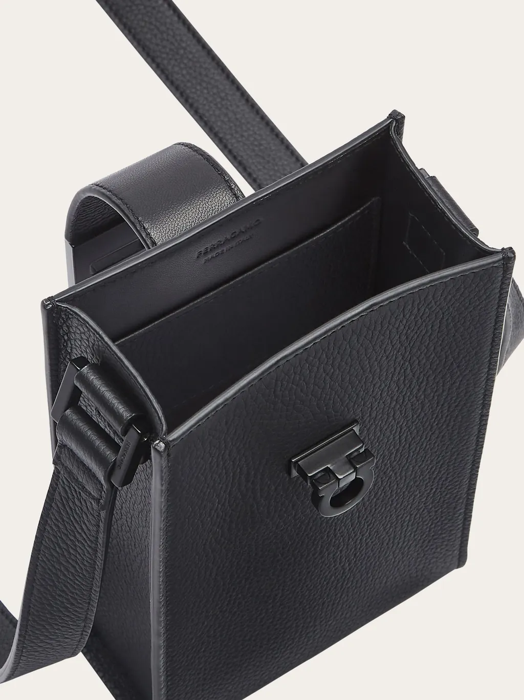Gancini Flip-Lock Fastened Crossbody Bag