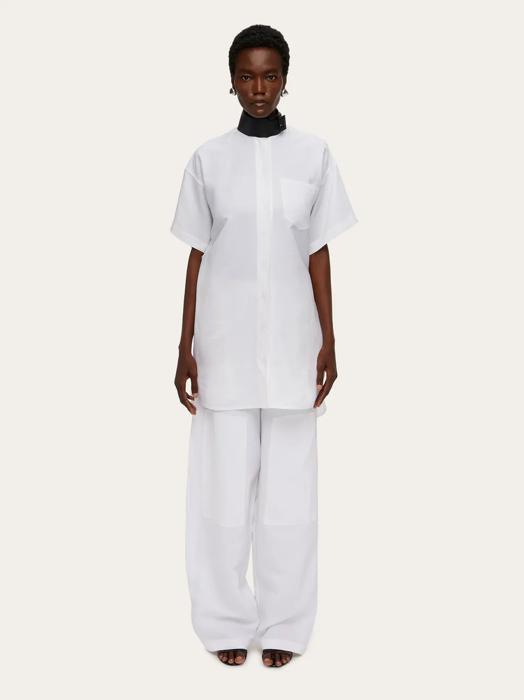 Rope Wide-Legged Casual Trousers