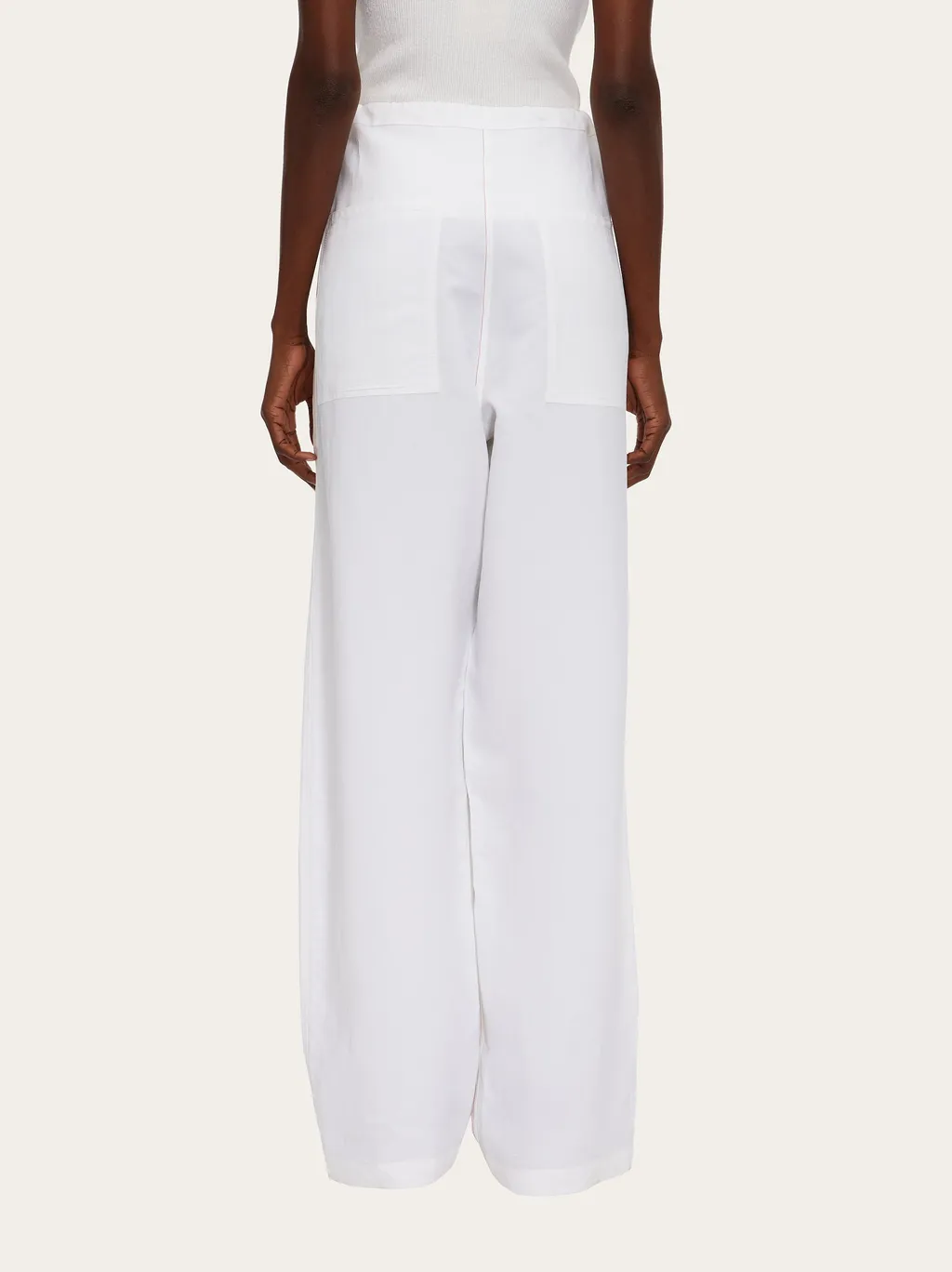 Rope Wide-Legged Casual Trousers