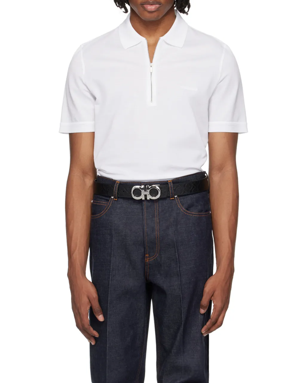Logo Embroidered Polo Shirt