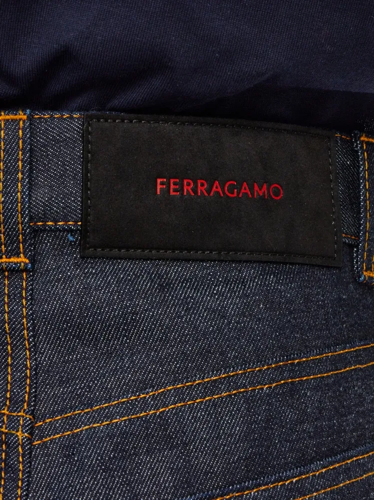 Belt Ring Denim Trousers