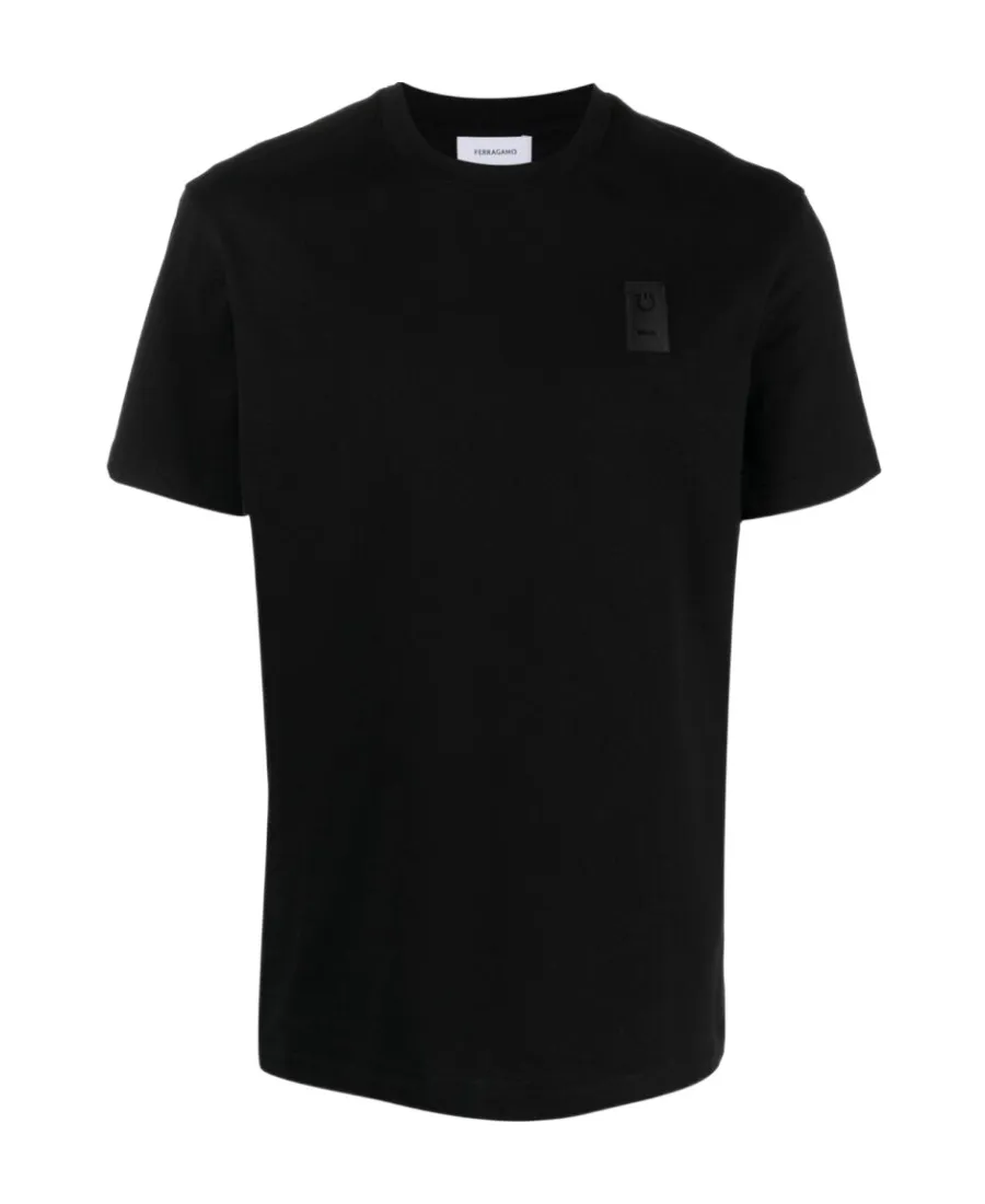 Logo Patch Crewneck T-Shirt
