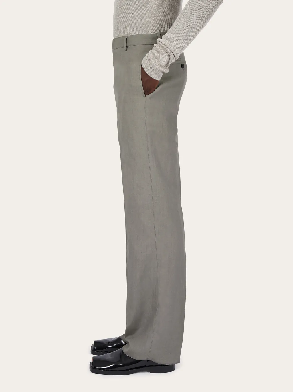 Belt Loop Casual Pants