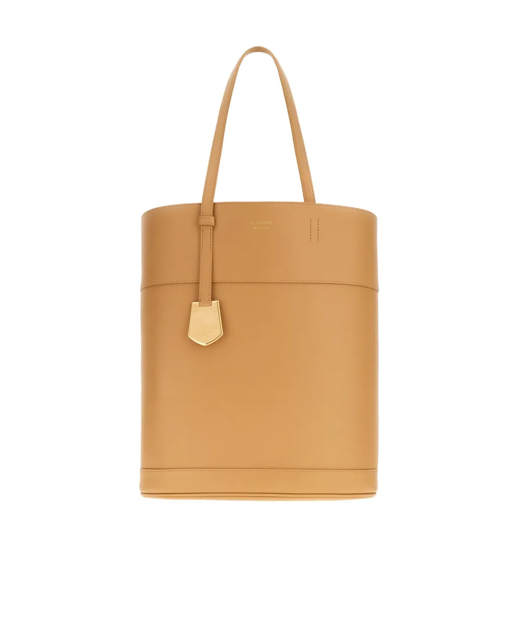 Logo Printed Shoulder Bag