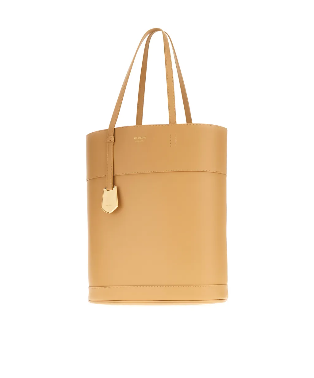 Logo Printed Shoulder Bag