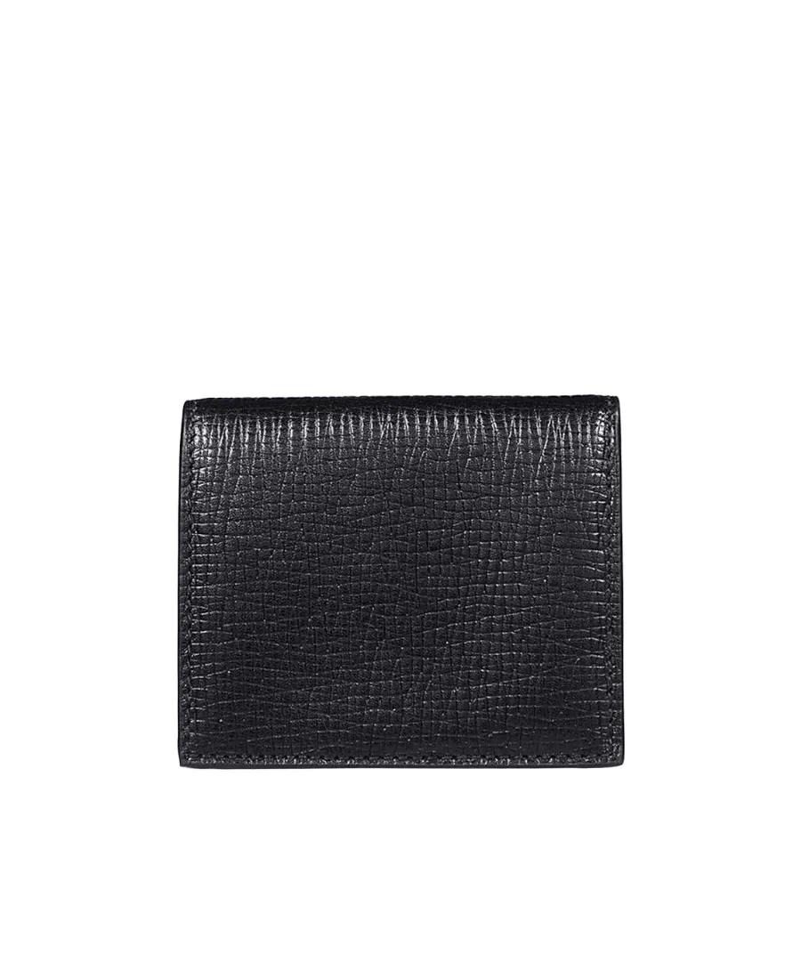Logo Plaque Snaped Wallet