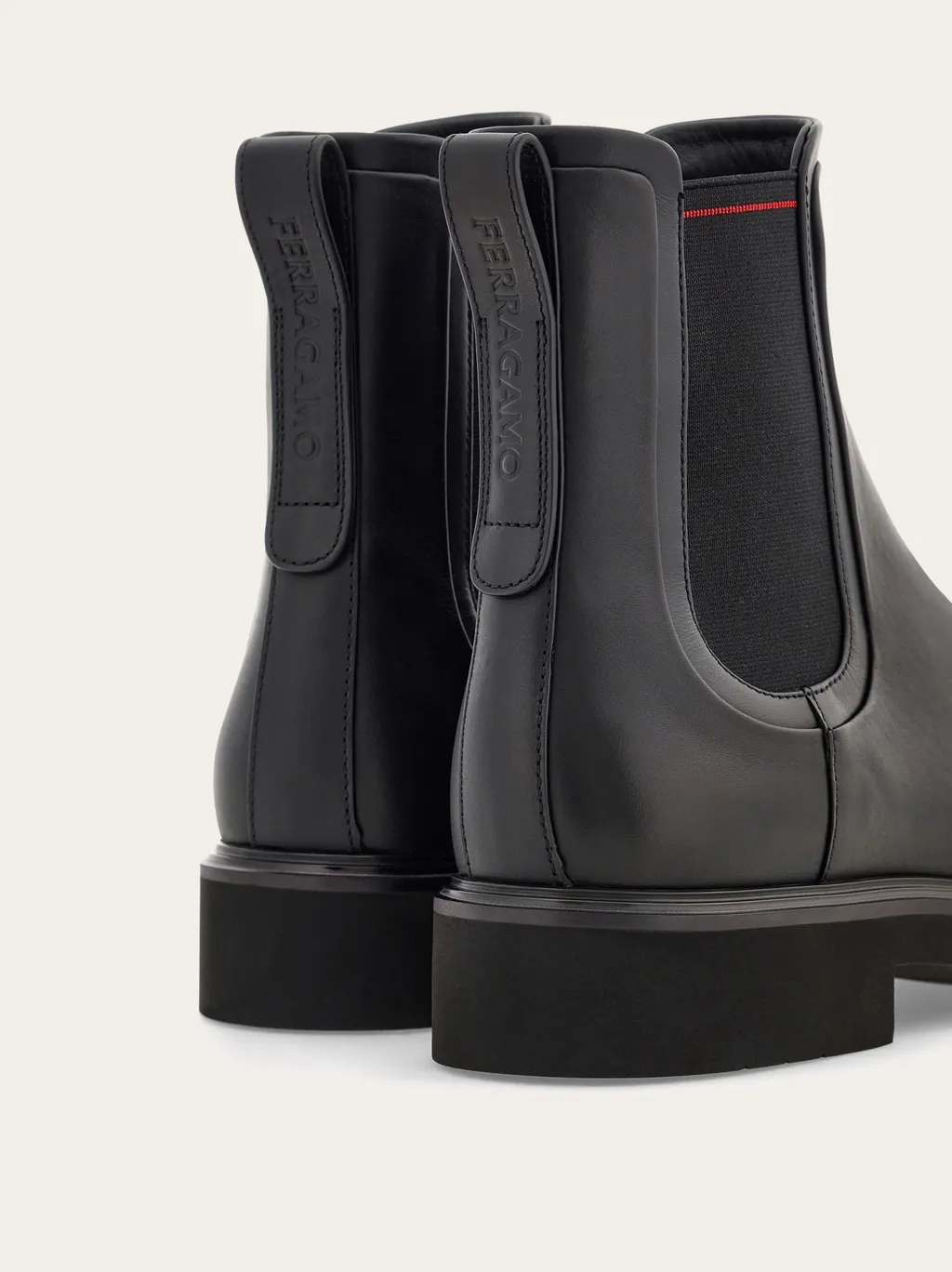 Round-Toe Chelsea Boots