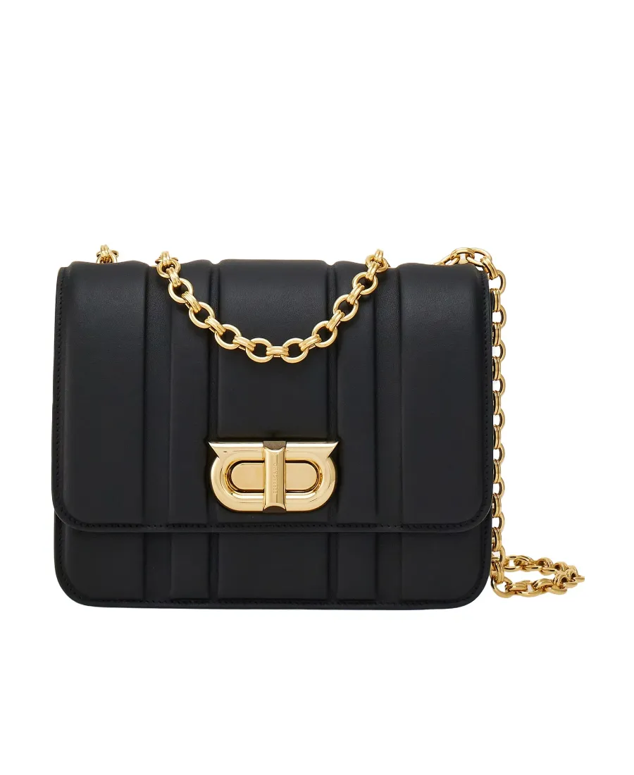 Logo Plaque Shoulder Bag