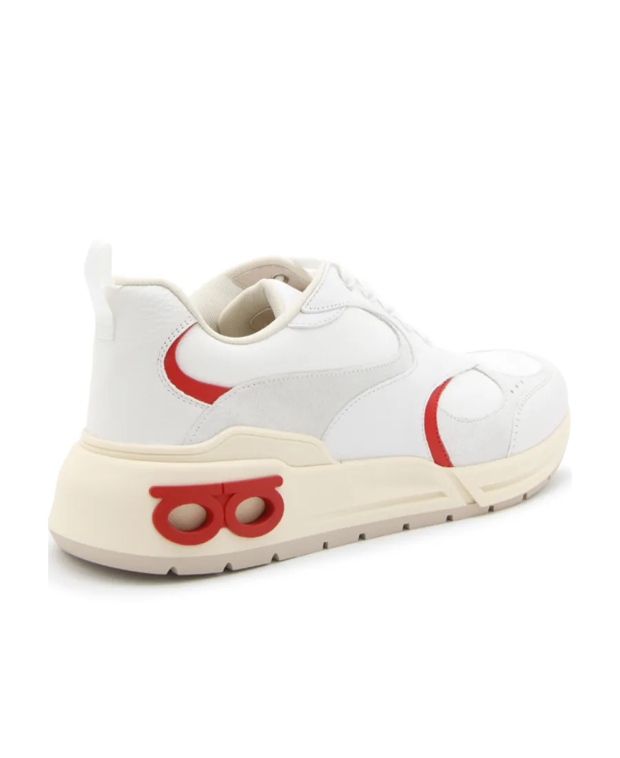 Round-Toe Lace-Up Sneakers