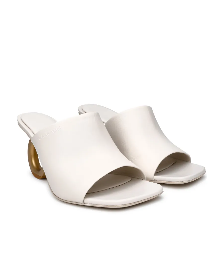 Square High-Heeled Sandals