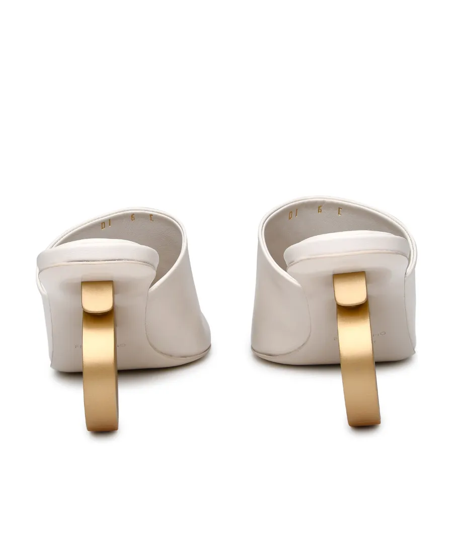 Square High-Heeled Sandals