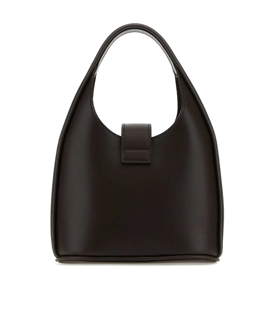 Gancini-Buckle Logo-Engraved Mini Hobo Bag