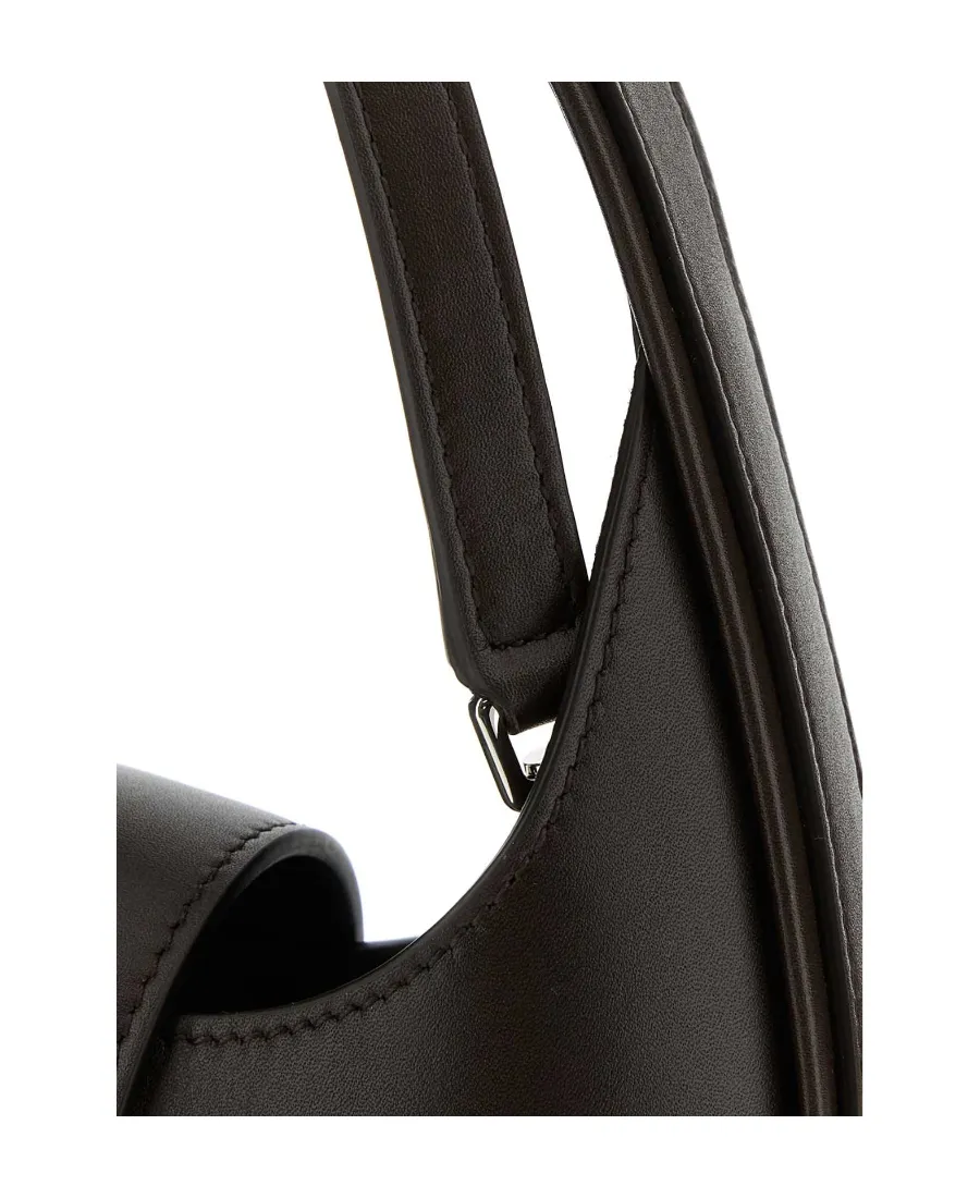 Gancini-Buckle Logo-Engraved Mini Hobo Bag