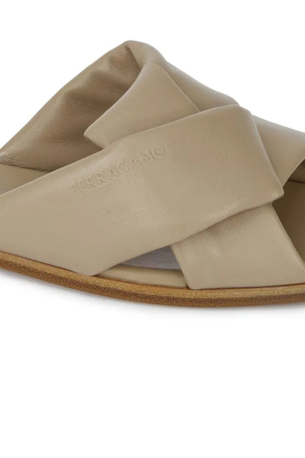 Knot Detailed Slip-On Sandals