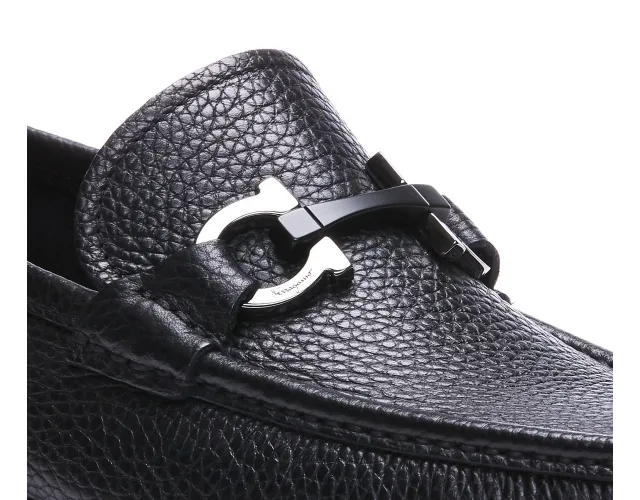 Gancini-Detail Loafers