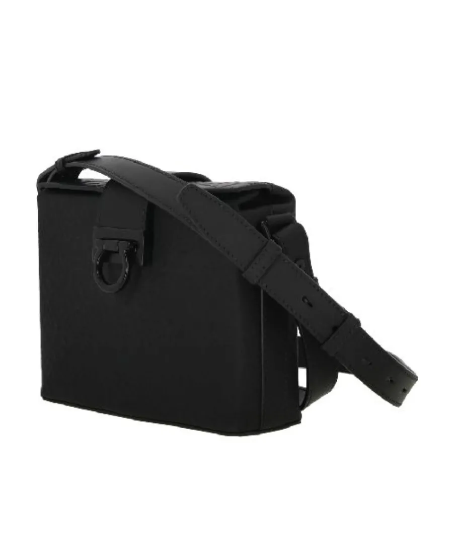 Gancini Embossed Shoulder Bag