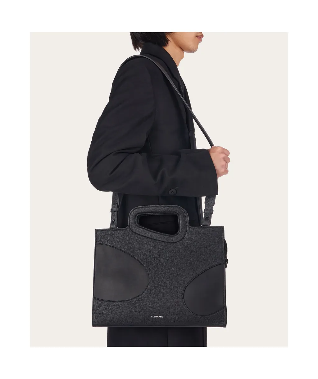 Hollowed-Out Detail Briefcase