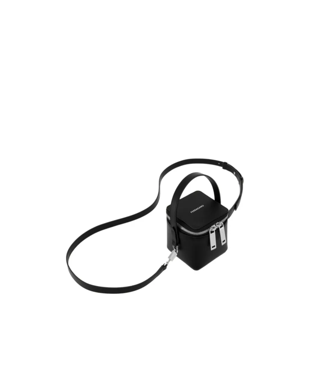 Micro Zip-Around Mini Bucket Bag