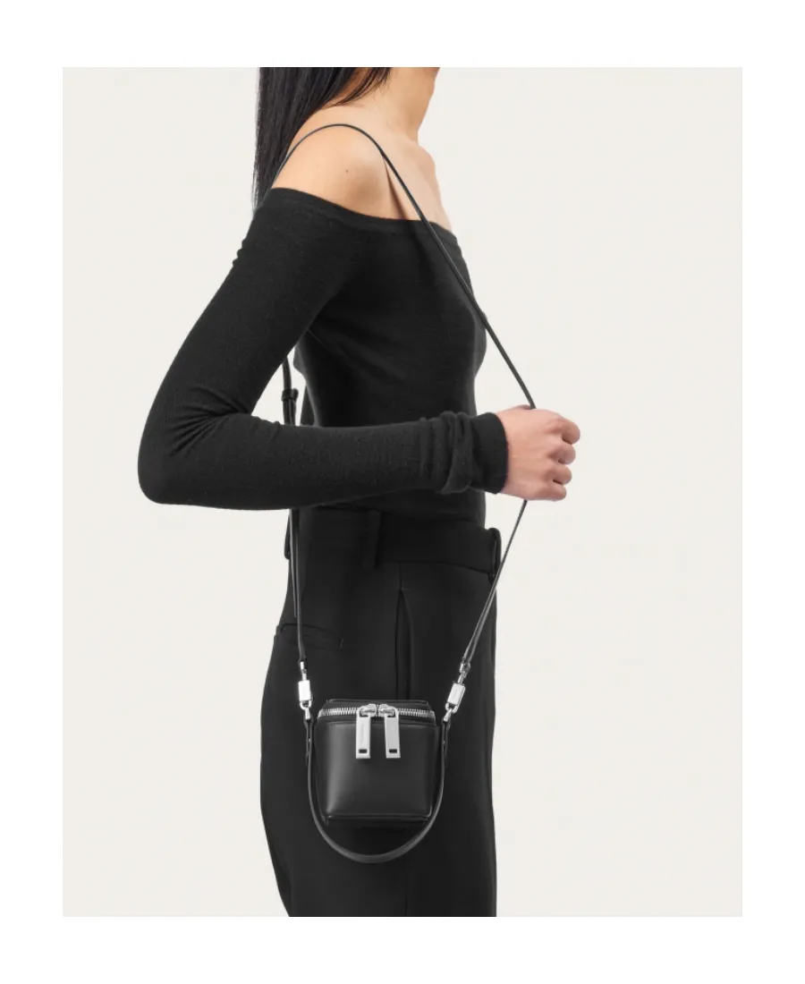 Micro Zip-Around Mini Bucket Bag